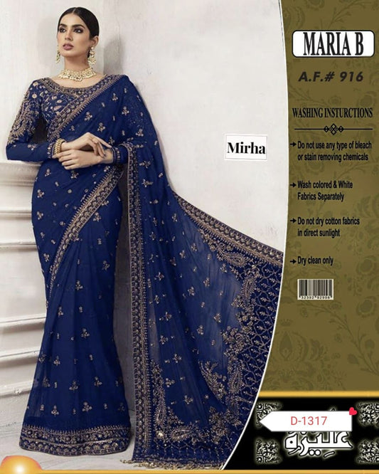 Maria b saree wedding collection
