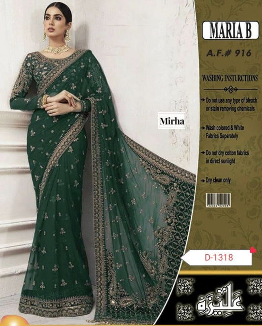 Maria b saree wedding collection