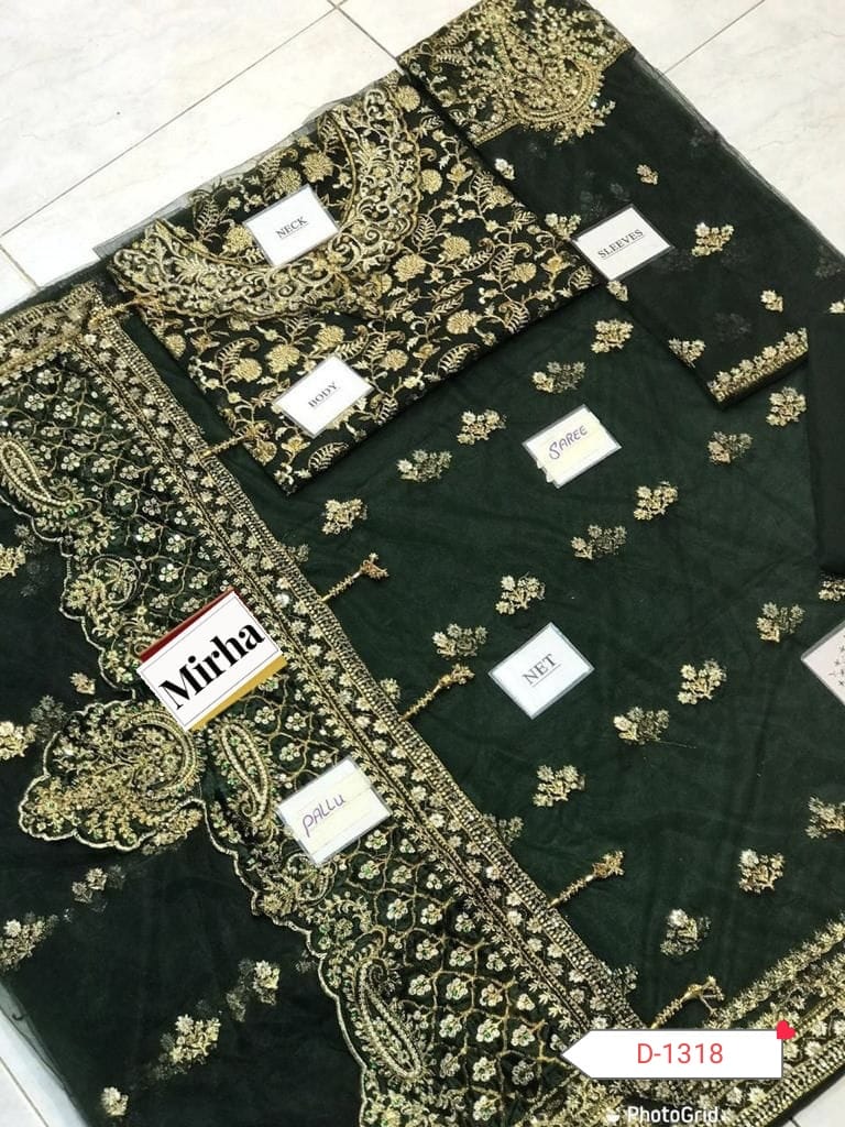 Maria b saree wedding collection